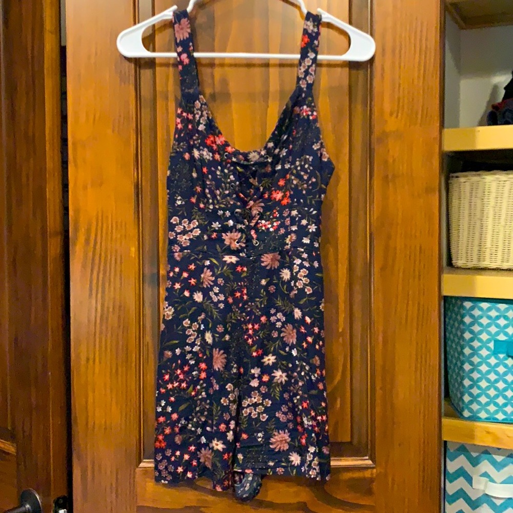 american eagle floral romper